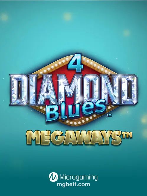 Imagem do jogo 4 Diamond Blues Megaways™ no mgbet
